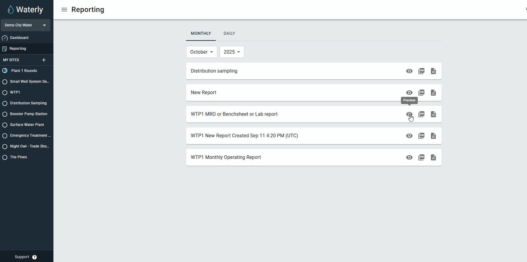 Report Management - Grouping Multiple Page Reports and Preview